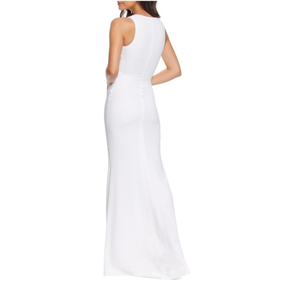 NWT‎ Dress the Population Cher Zip Maxi Dress in White Size XXS - Picture 2 of 12